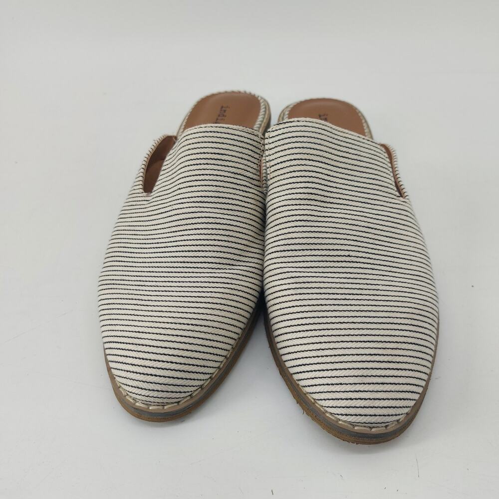 Indigo Rd. Womens Size 7.5 Hayze Mules Striped Textile Casual - Picture 3 of 10